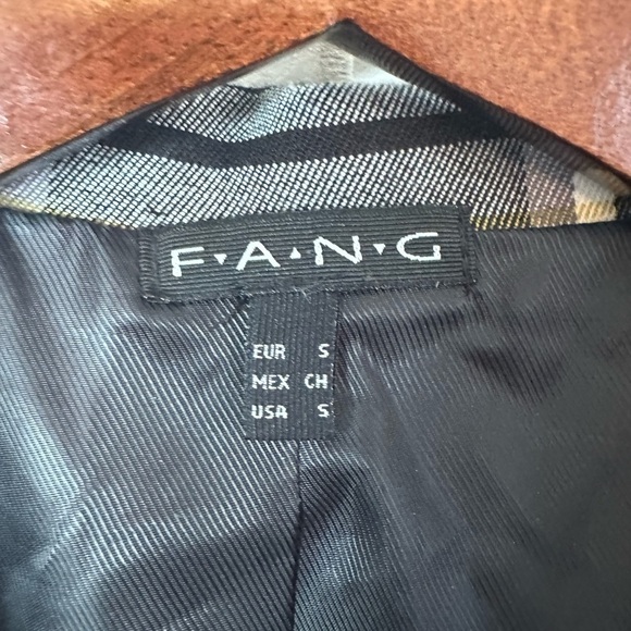 Fang Women’s Black and White Plaid Jacket Size Small - Picture 7 of 11